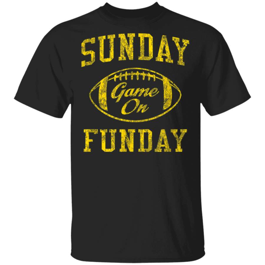 Vintage Sunday Funday T Shirt Kansas City Football Retro Tee Kansas City Football T-Shirt