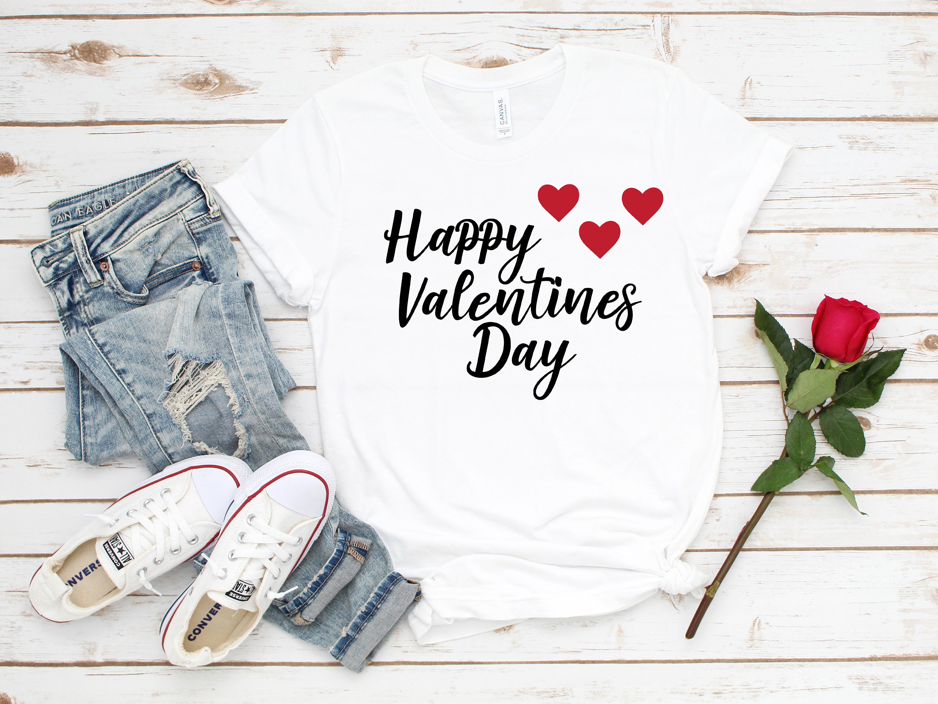 Valentines Day Shirt, Valentines Gift, Valentine Gift Her, Happy Valentines Day T-Shirt