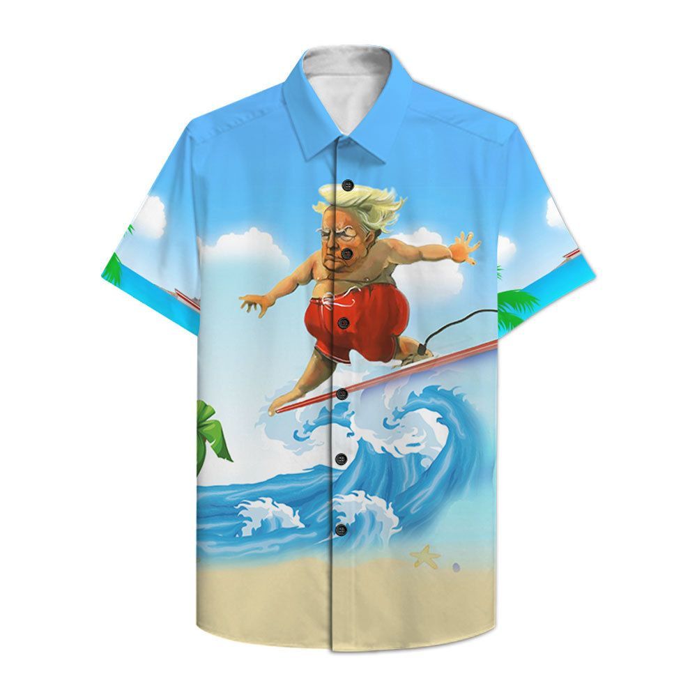 Dt Surfing Hawaii Shirt Ha5398