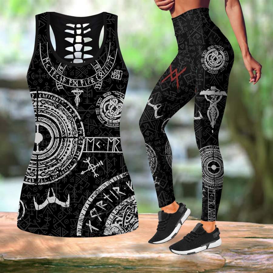 Vikings Tattoo Style Combo Tank + Legging