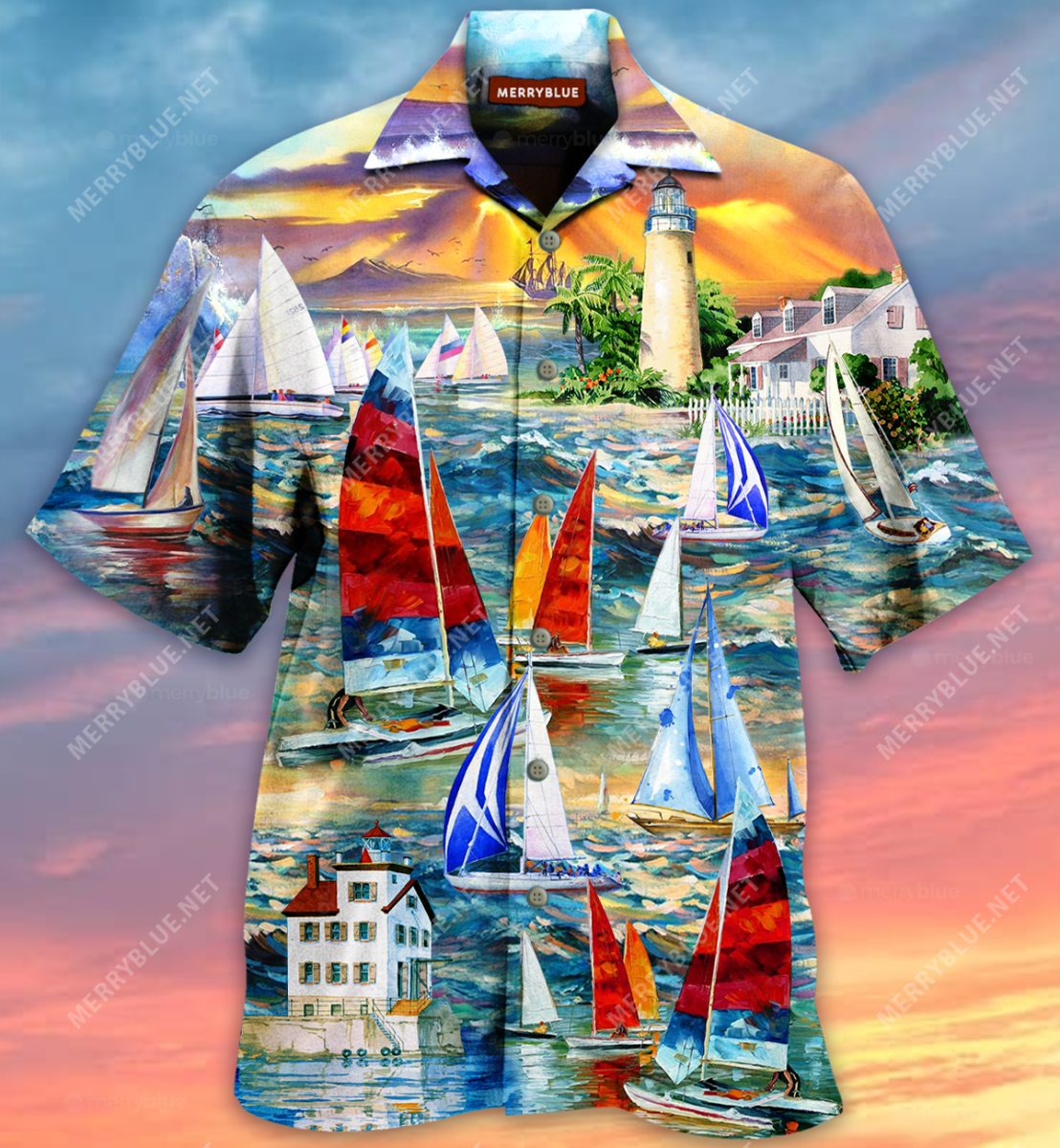 The Sails Free My Soul Unisex Hawaiian Shirt