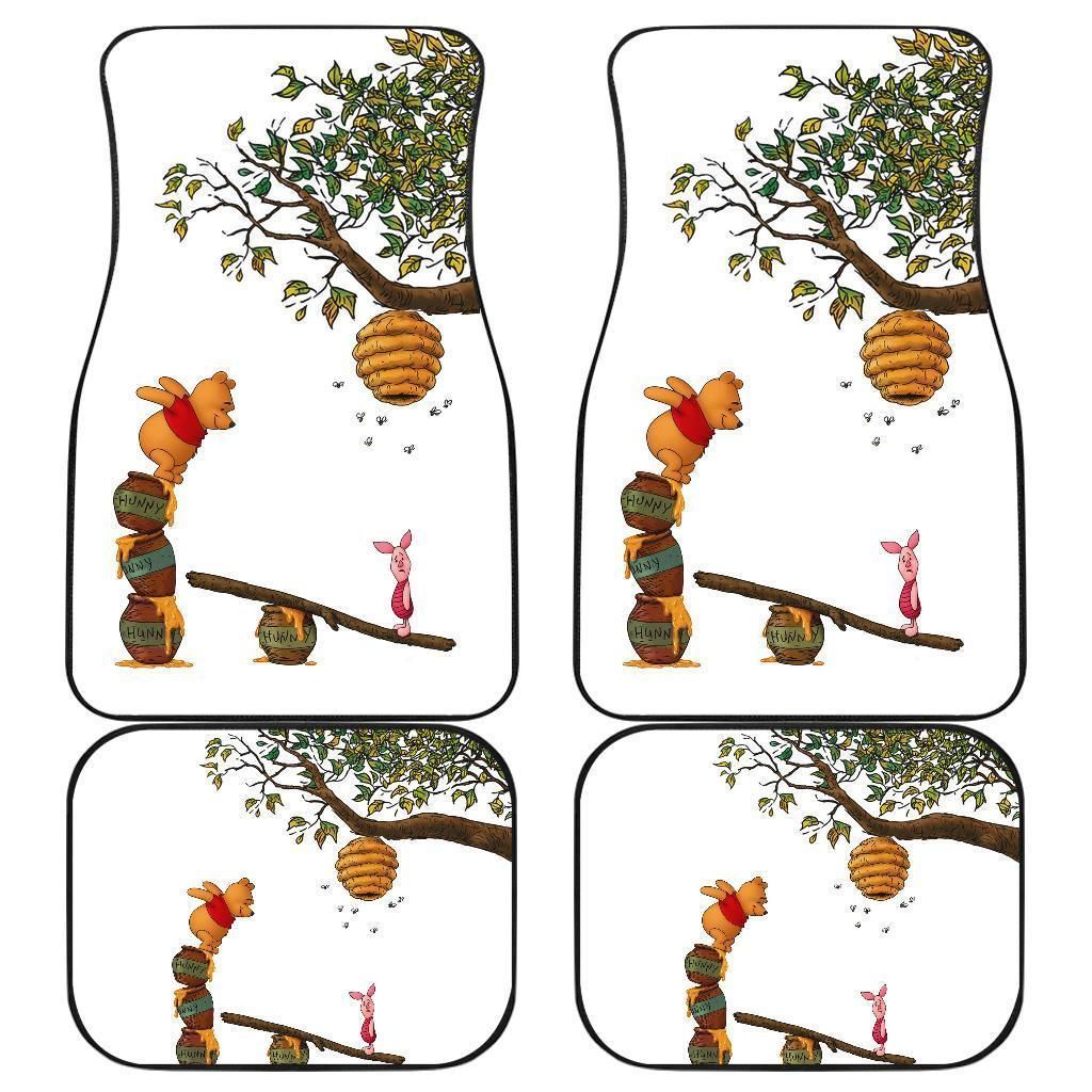 Pooh And Piglet Honey Tree Car Floor Mats 191030 Personalized Car Seat Floor Mat Custom Print