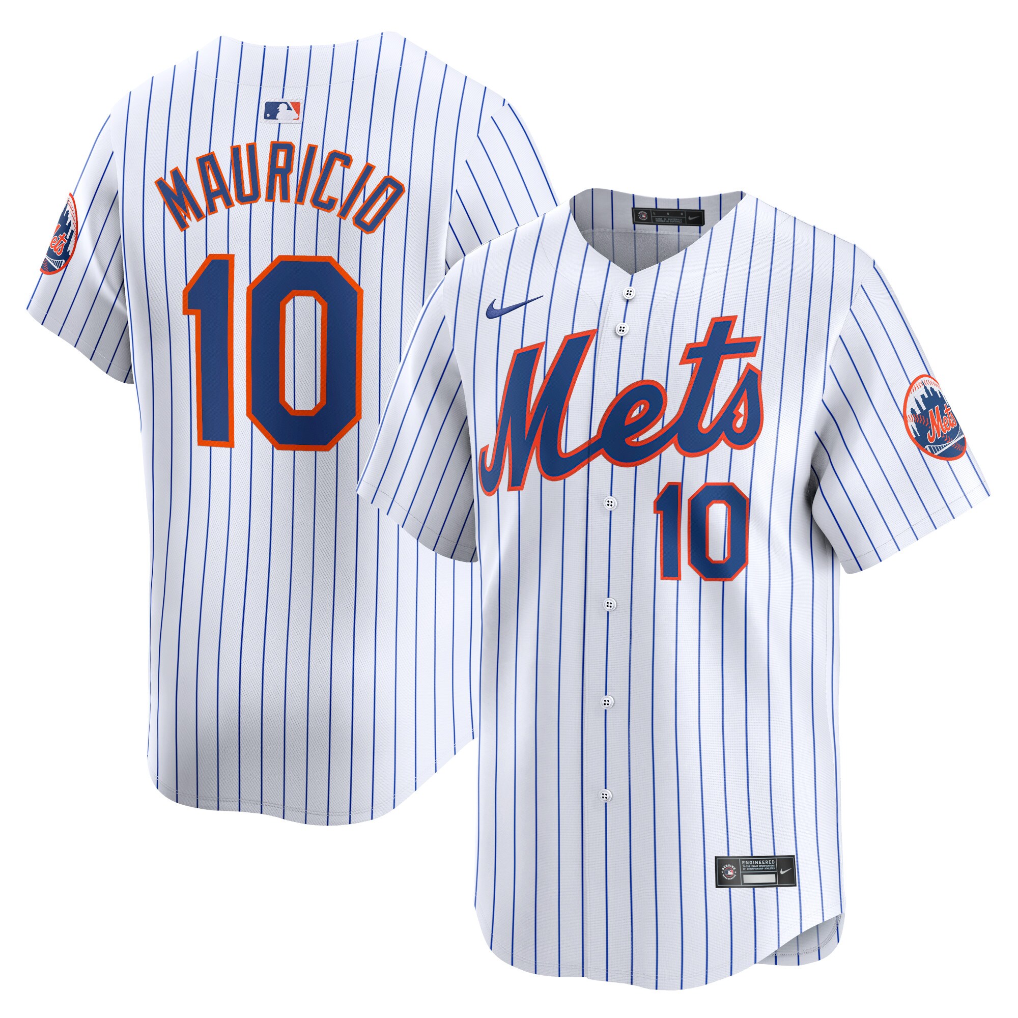 Ronny Mauricio New York Mets Home Limited Player Jersey – White