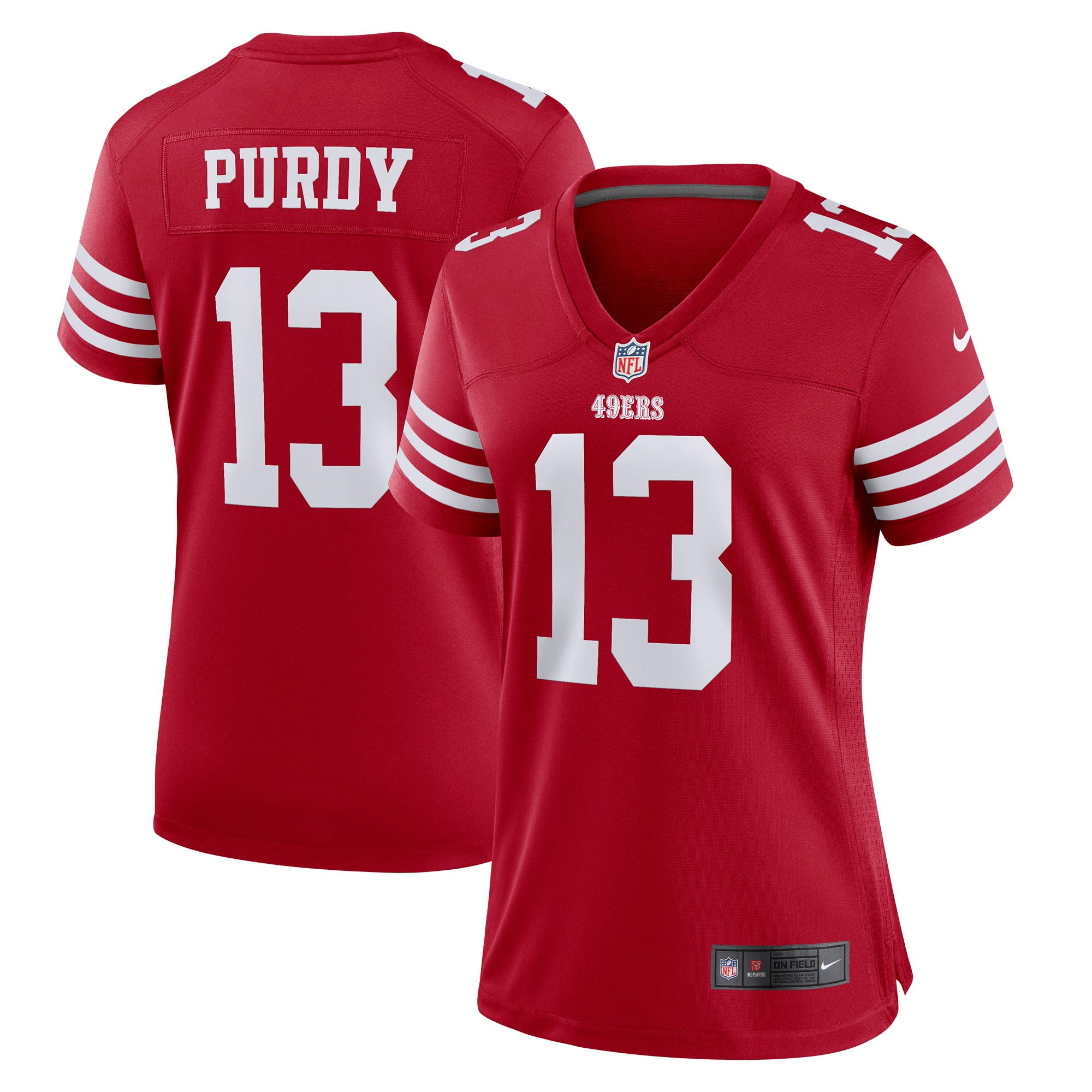 Women’s San Francisco 49ers Brock Purdy Scarlet Player Jersey