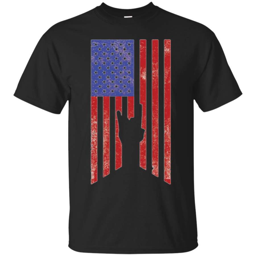 AGR American Flag Patriotic Rock T-shirt