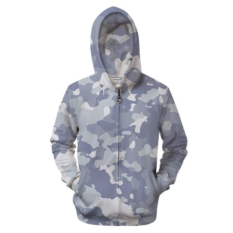 Light Grey Camo Hoodie