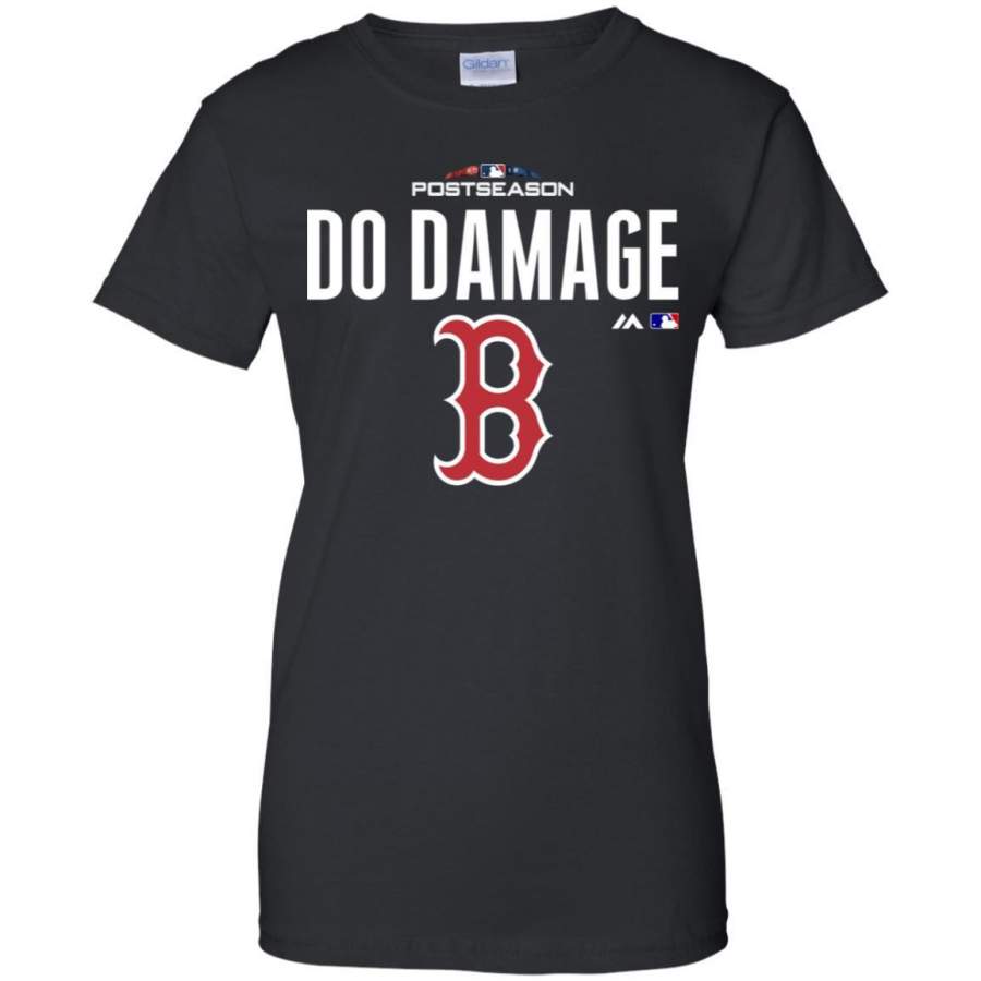 AGR Boston red sox do damage shirt G200L Gildan Ladies’ 100% Cotton T-Shirt