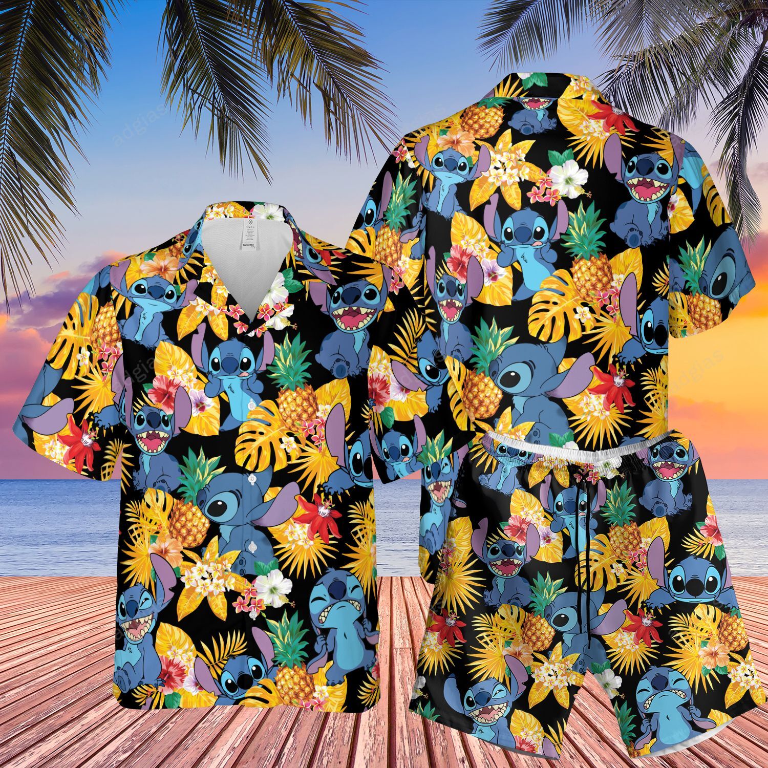 Tropical Aloha Hawaii Style Summer Outfit Ha83823