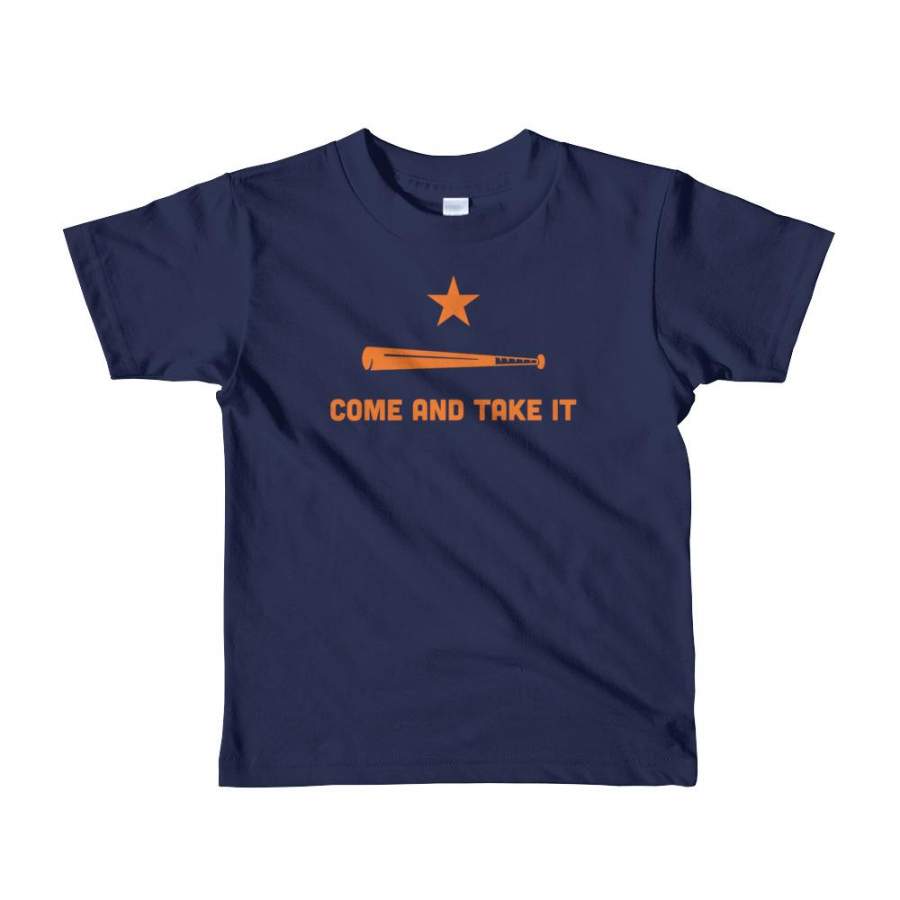 Houston Astros Inspired Come and Take It Navy Toddler T-Shirt