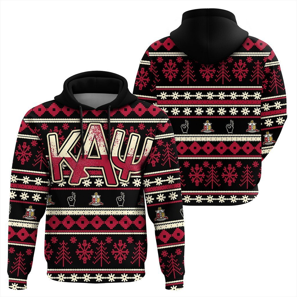 Greek Life Hoodie – Kappa Alpha Psi Christmas Splatters Pullover