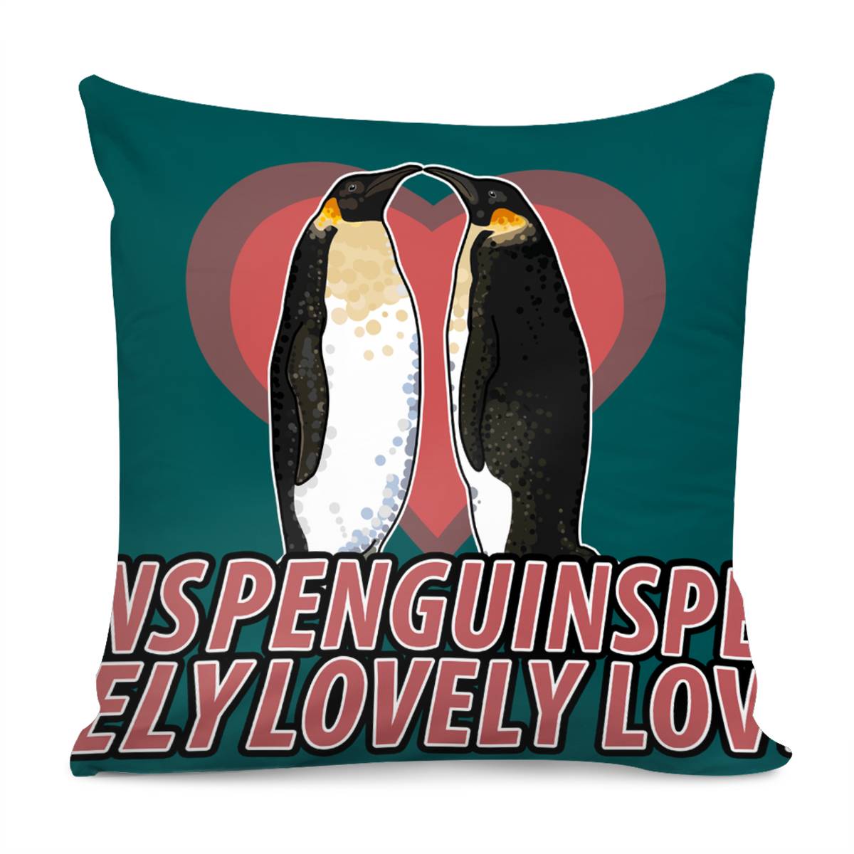 Penguins Pillow Cover