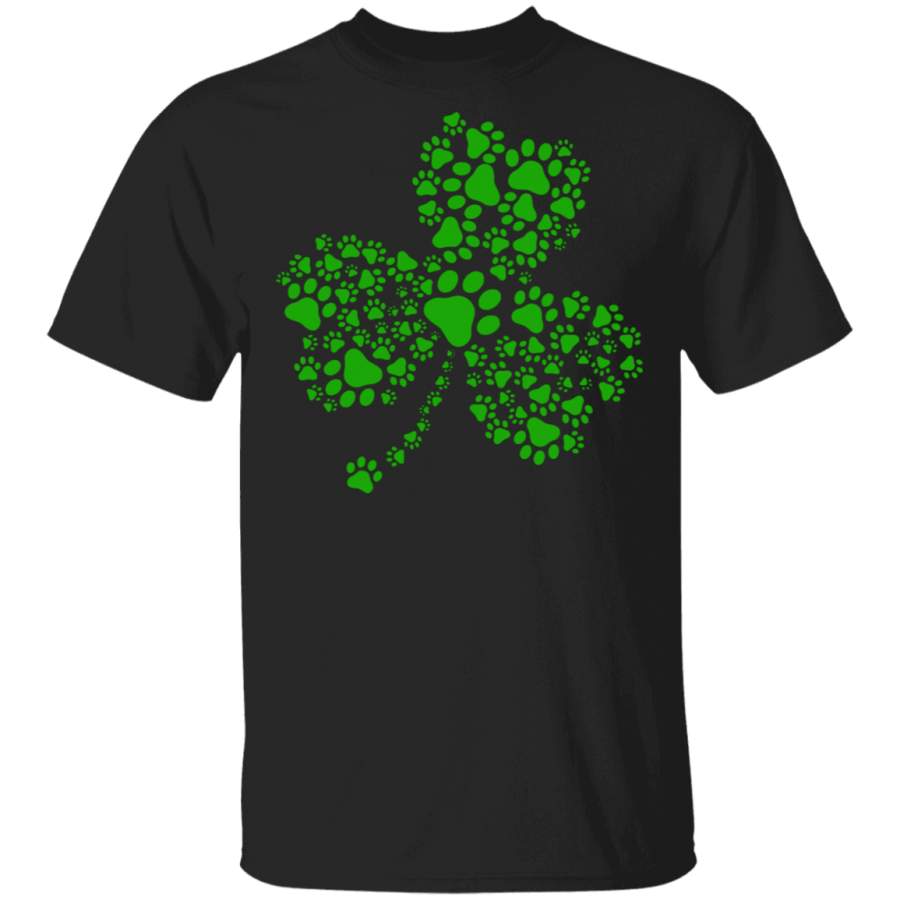 Irish Dog Paw St. Patrick’s Day T-Shirt