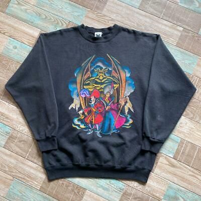 90s Vintage Aladdin Jafar Peter Pan Hook Captain Sweat T-shirt 5915