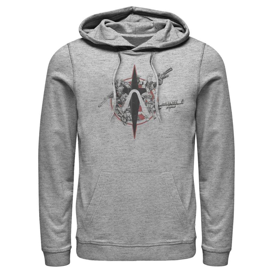 Borderlands 3 Men’s Join the Crimson Raiders  Lightweight Hoodie