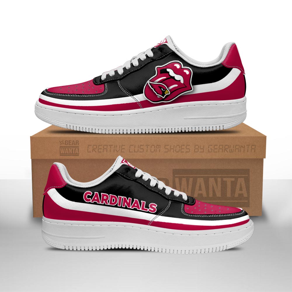 Arizona Cardinals Air Sneakers Custom Force Shoes Sexy Lips For Fans