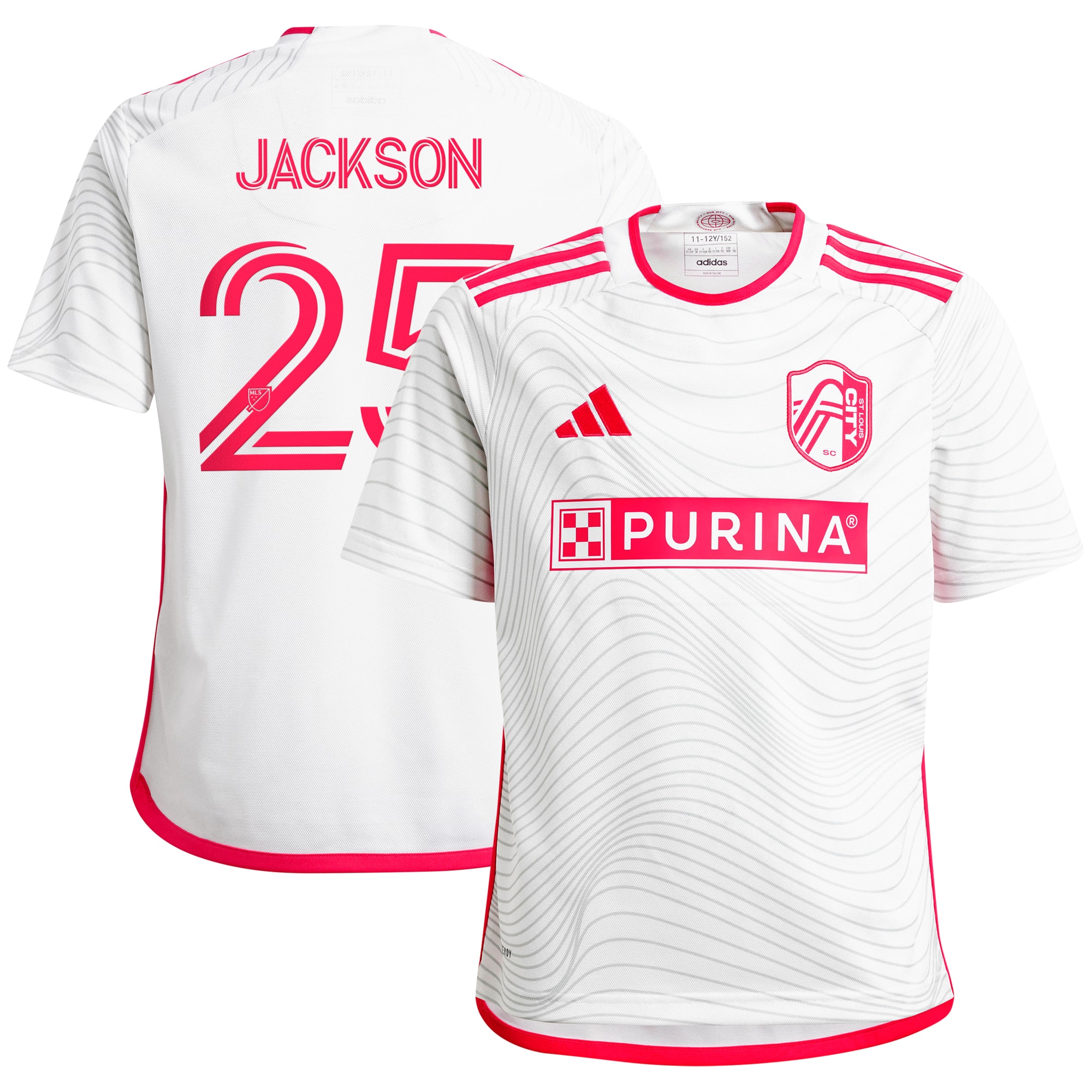 Aziel Jackson St. Louis City SC Youth 2024 The Confluence Kit Replica Player Jersey – White