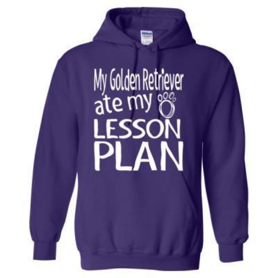 AGR My Golden Retriever Ate My Lesson Plan – Heavy Blend™ Hooded Sweatshirt