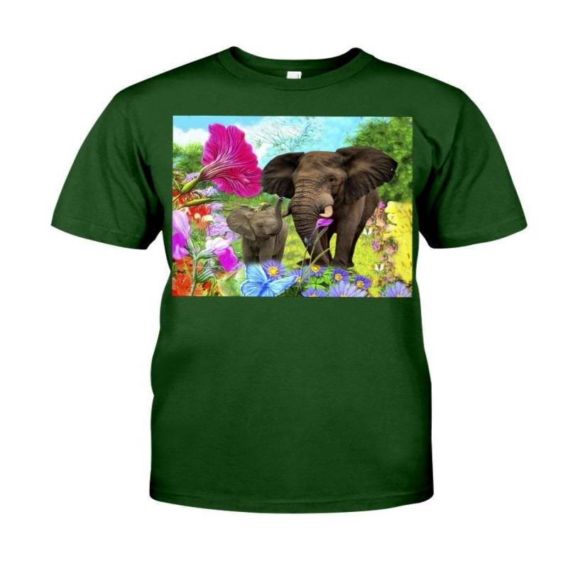 Lovely Phone Case With Colors Forest Gift For Elephant Lovers Guys Tee