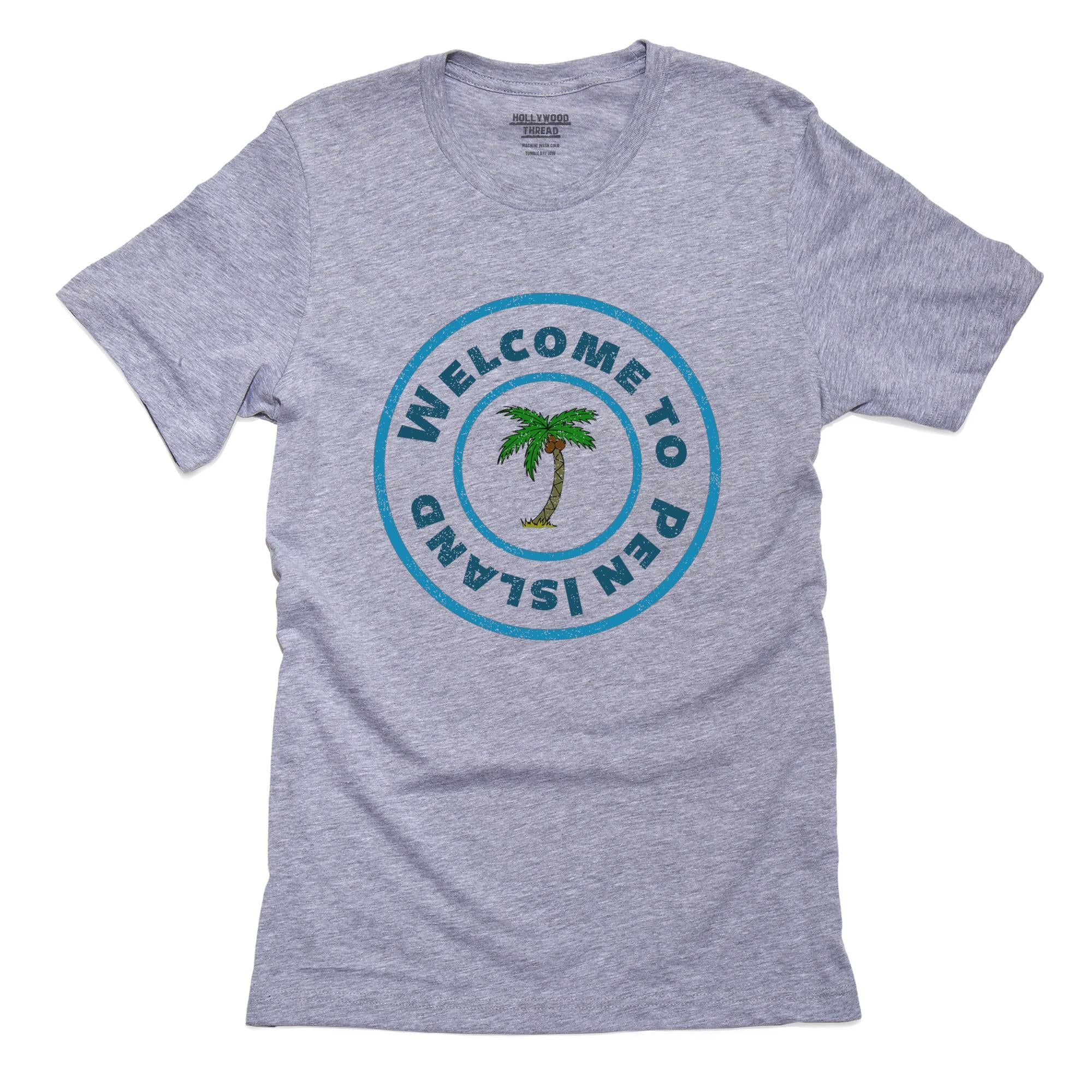 Welcome To Pen Island - Hilarious Joke T-Shirt, Framed Print, Pillow, Golf Towel