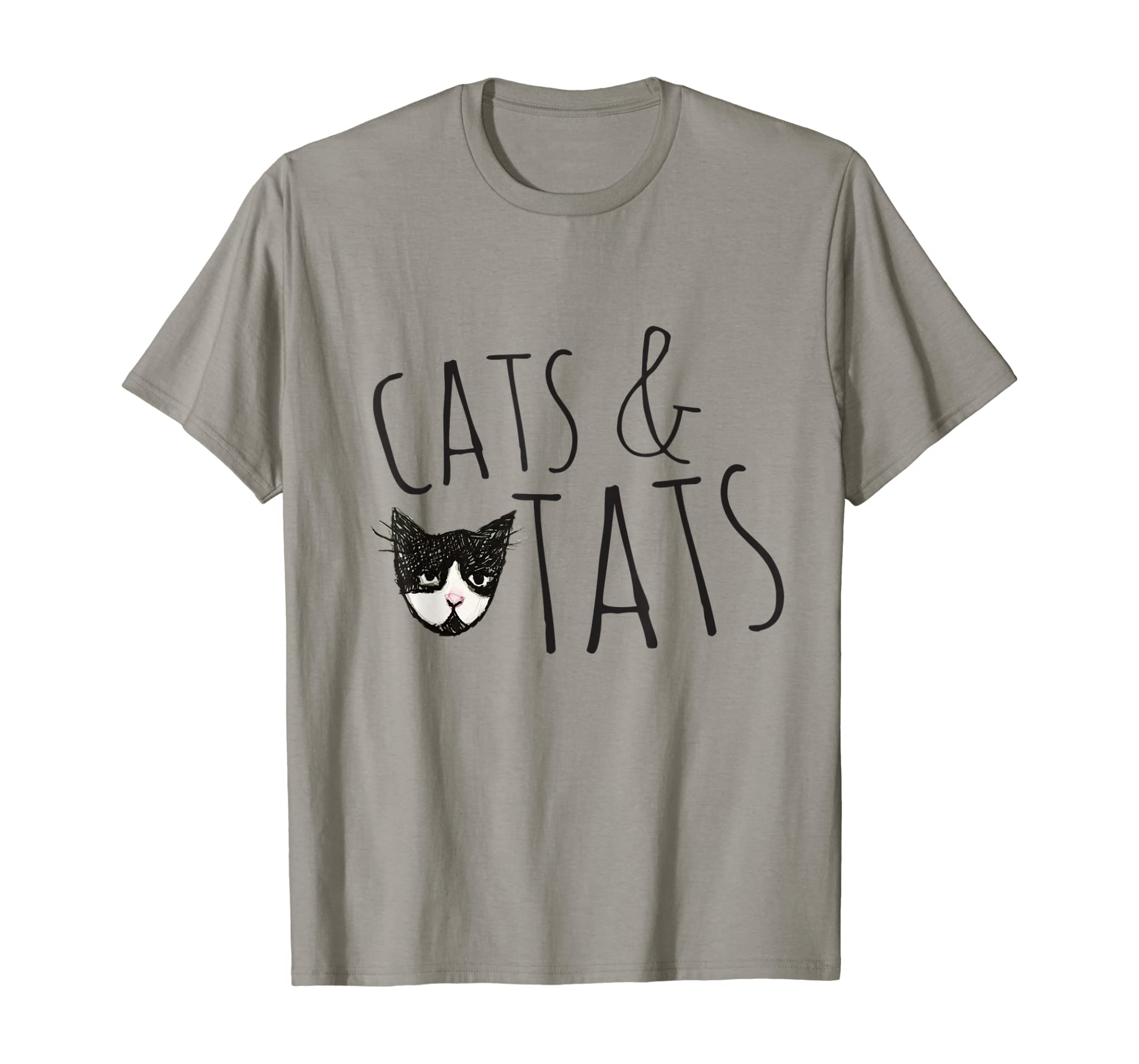 Cats and Tats t-shirt cat tattoo lover tee shirt Cats & Tats