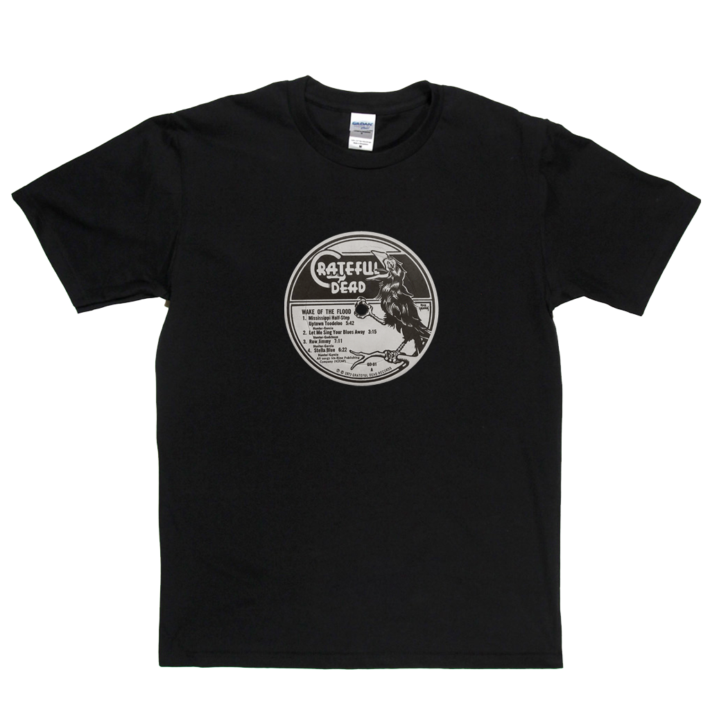 Grateful Dead Wake Of The Flood Label T-Shirt