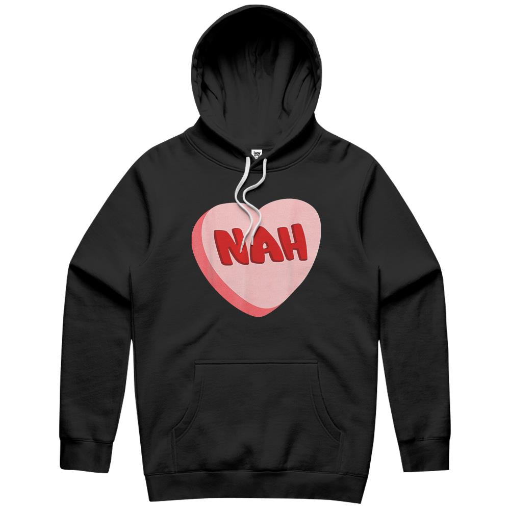 Anti Valentine’S Day Funny Valentine Heart Candy Nah Hoodie