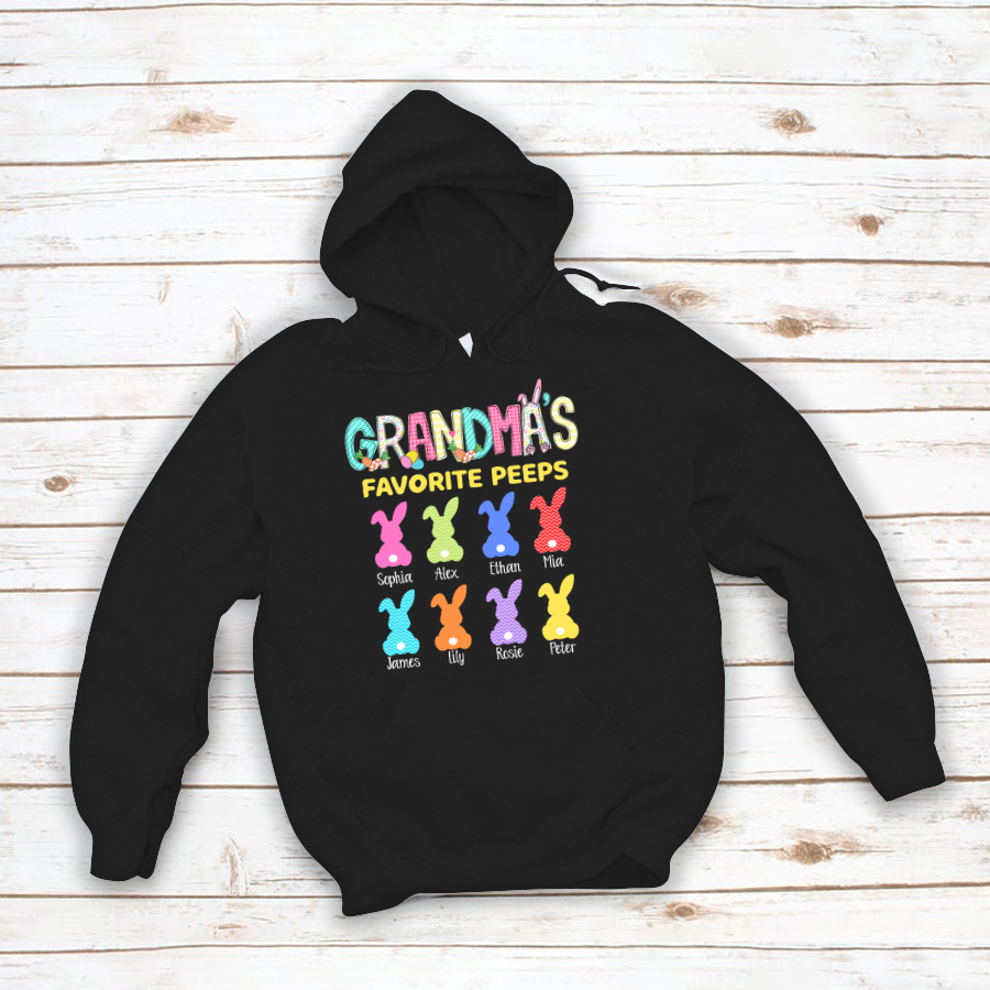 Grandma’S Favorite Peeps Easter Hoodie