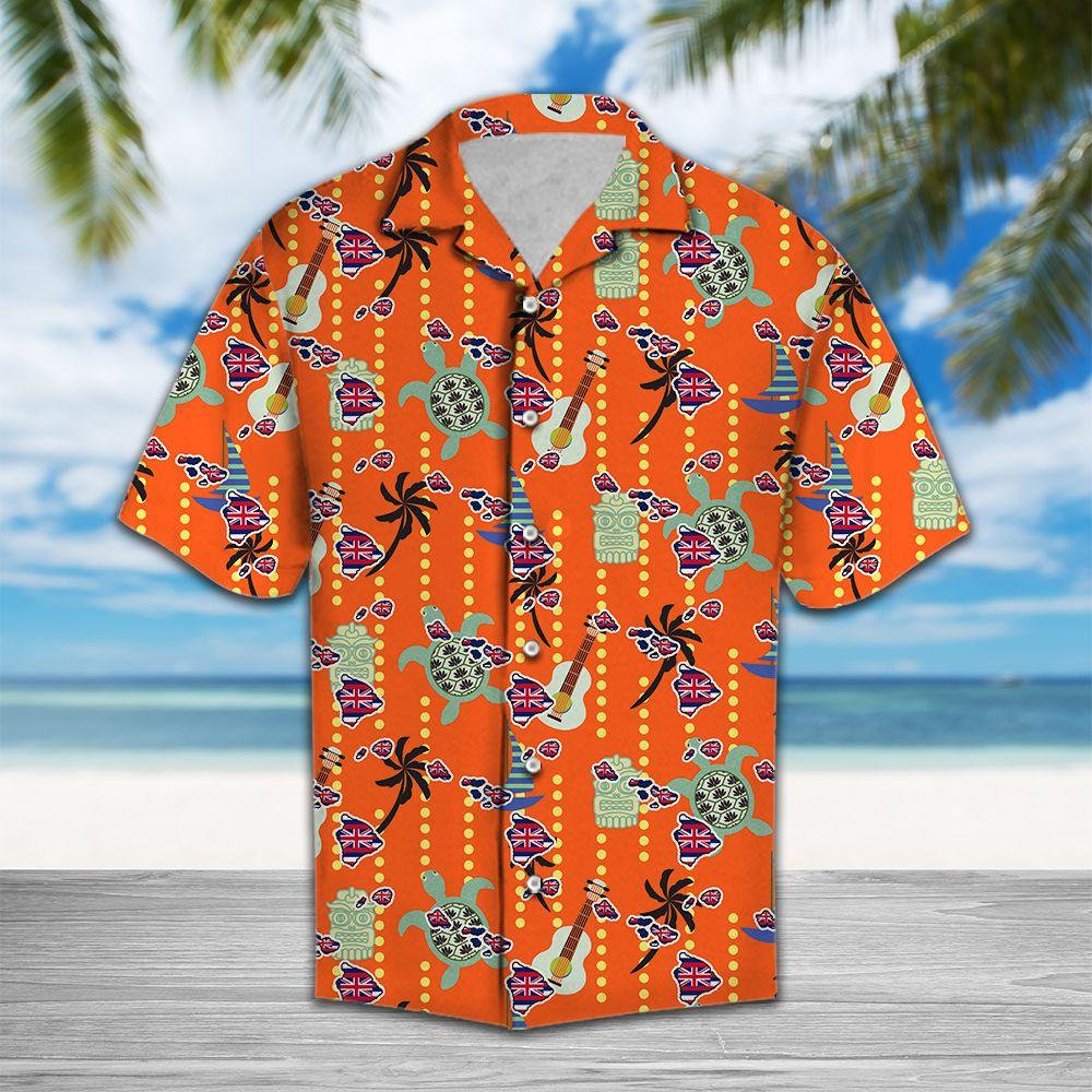 Hawaiian Ukulele Shirt For Aloha Hawaiian Ha34593