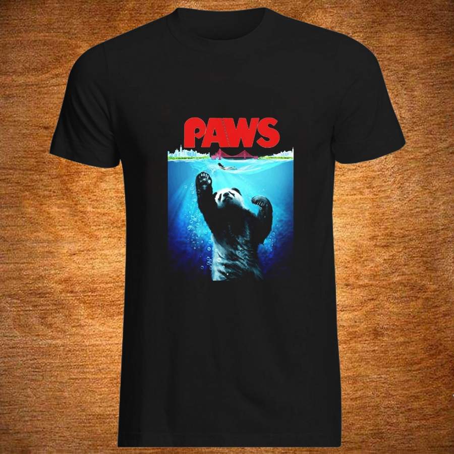 Panda Paws Funny T Shirt Men