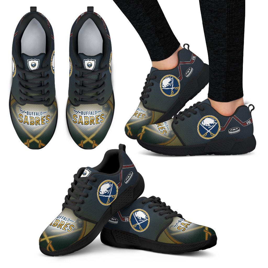 Pro Shop Buffalo Sabres Running Sneakers For Hockey Fan