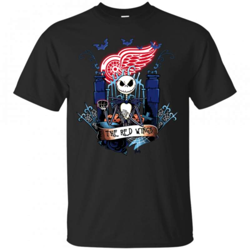 Detroit Red Wings Halloween The Nightmare Before Christmas Shirts