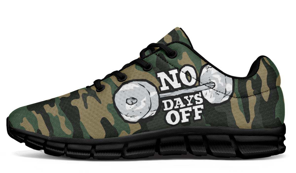 Camou Flage No Days Off Breathable Sneakers Custom Shoes