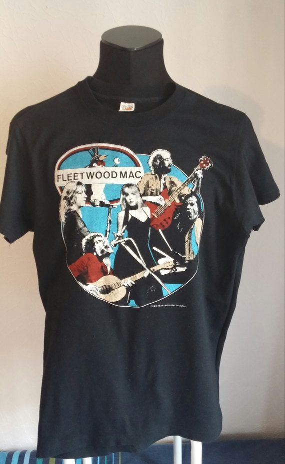 Rare Vintage Fleetwood Mac En Concert Shirt Unisexe La D Fense Tour 1979 1980 Shirt