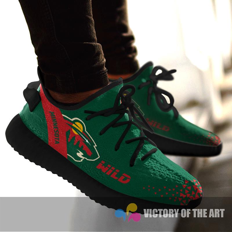 Simple Logo Minnesota Wild Sneakers As Special Shoes