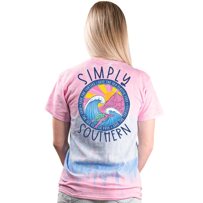 Simply Southern Save The Turtles Wave Candy T-Shirt