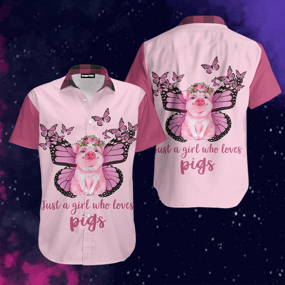 Pig Butterfly Hawaii Shirt For Men And Women Ha57749