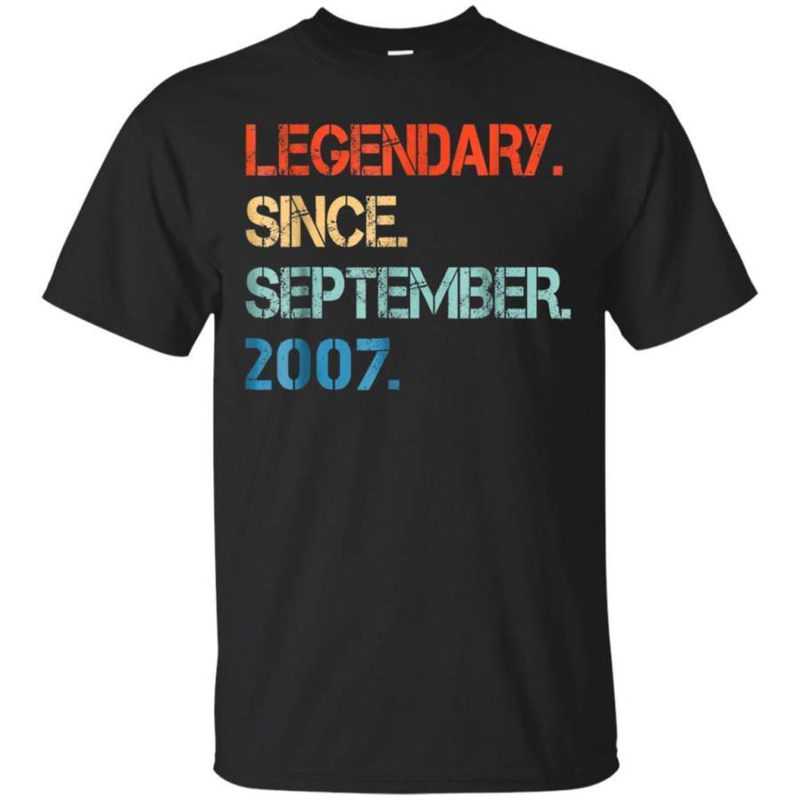 AGR September Retro Vintage 11th Birthday Gift Shirt Decorations Jaq T-shirt