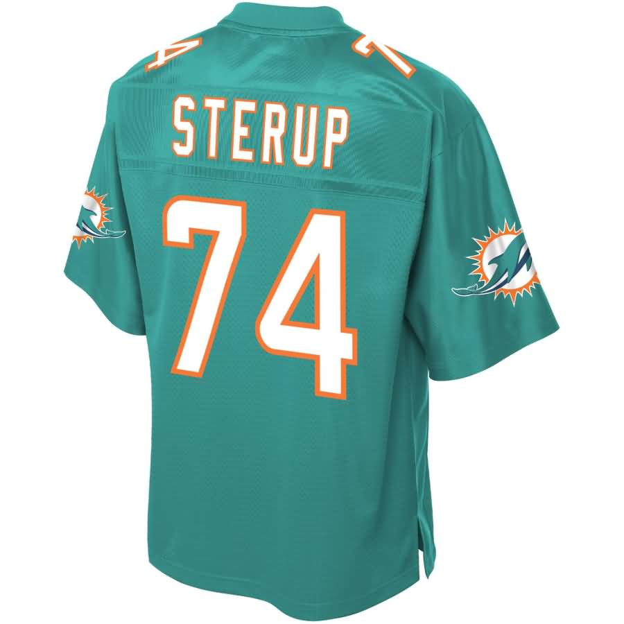 Zach Sterup Miami Dolphins NFL Pro Line Team Player Jersey – Aqua