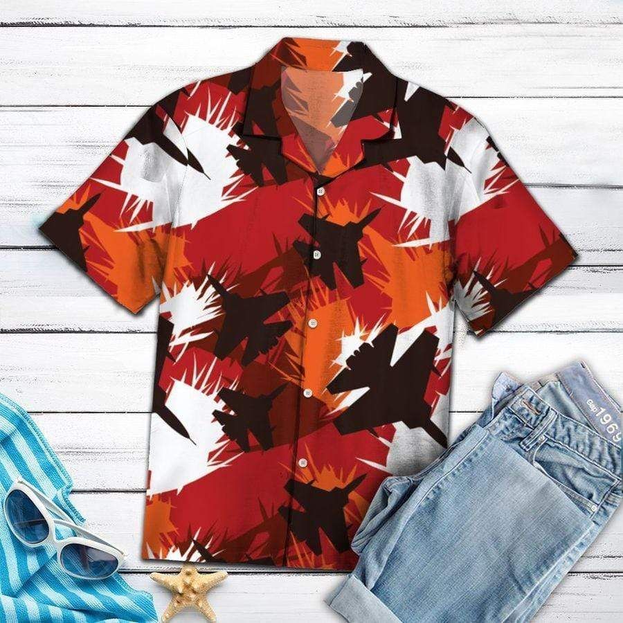 Order Hawaii Aloha Shirts Amazing Air Force Ha90854