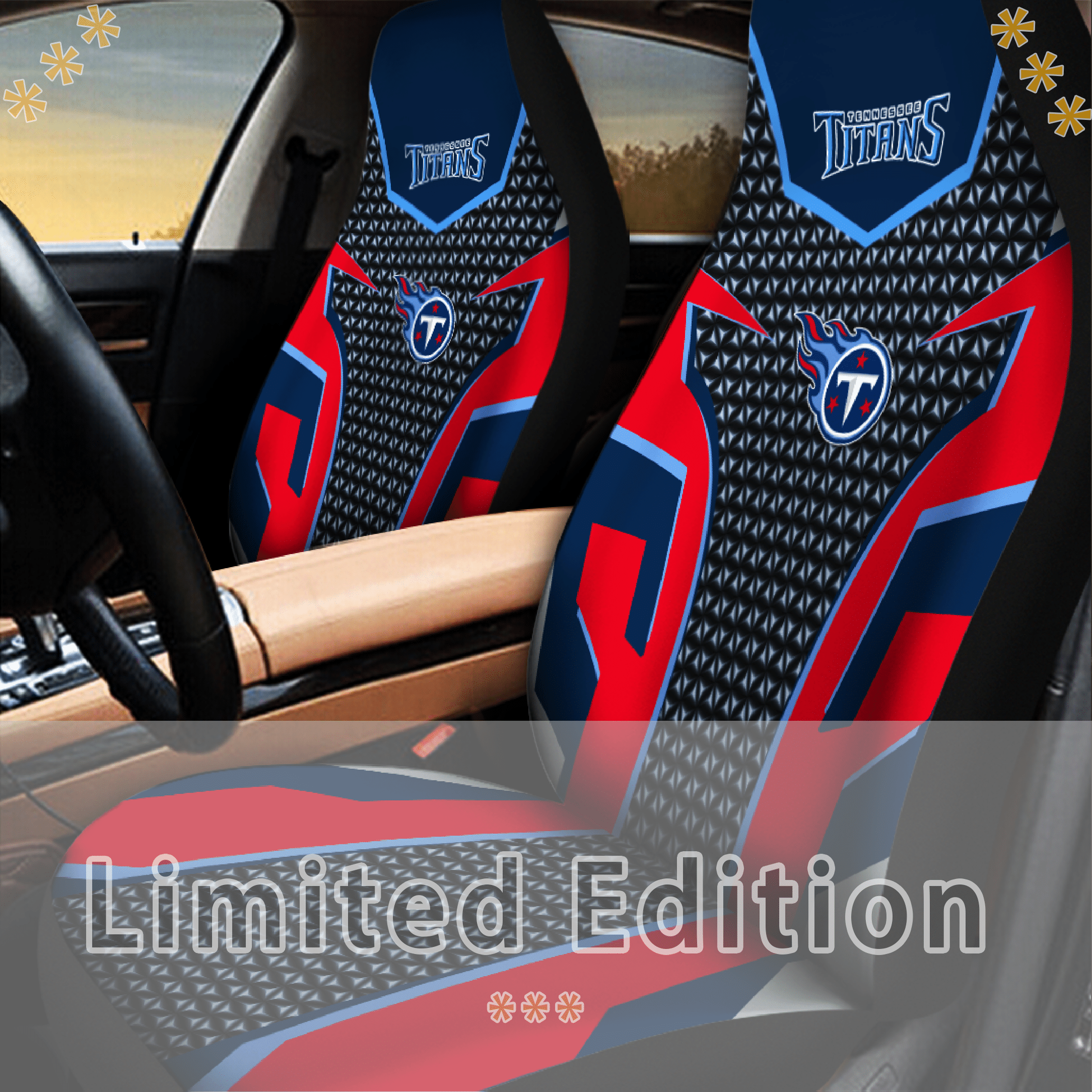 Tennessee Titans Car Seat Covers (Set Of 2)