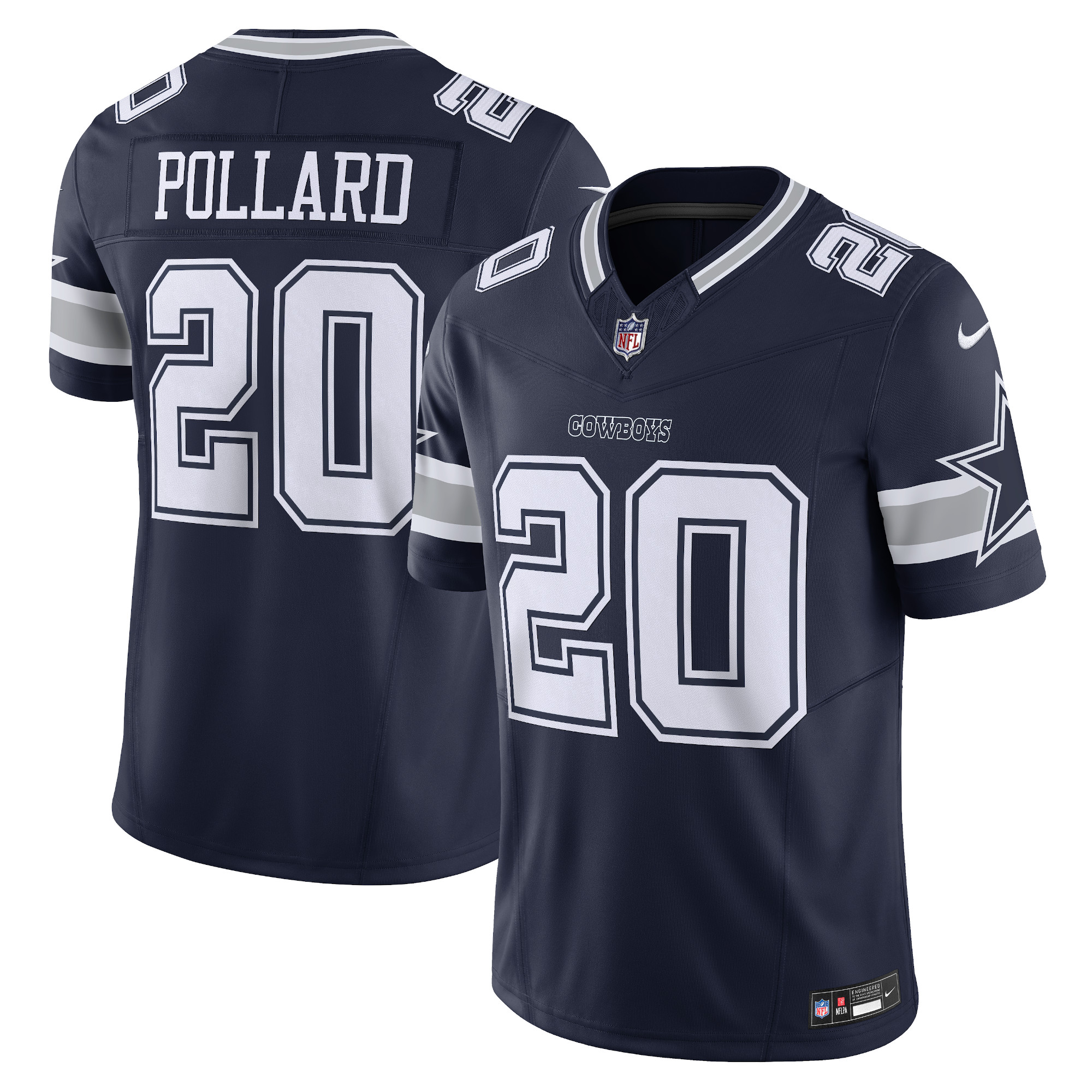 Tony Pollard Dallas Cowboys Vapor F.U.S.E. Limited Jersey – Navy