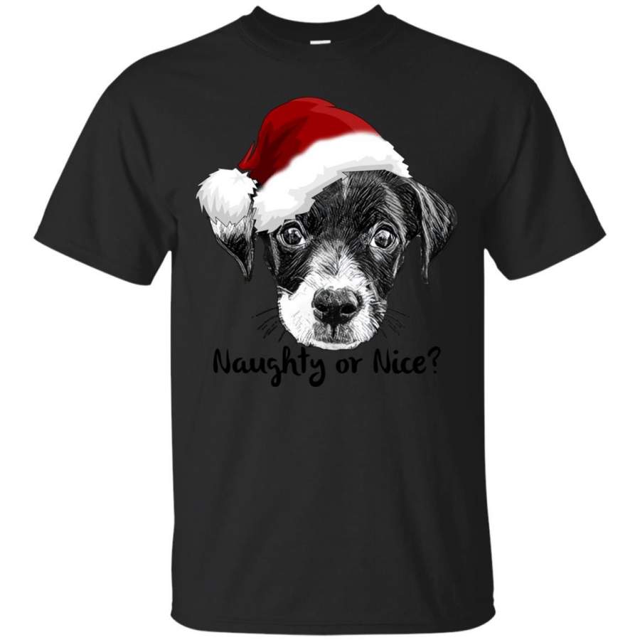 CUTE PUPPY – Naughty or Nice T Shirt & Hoodie