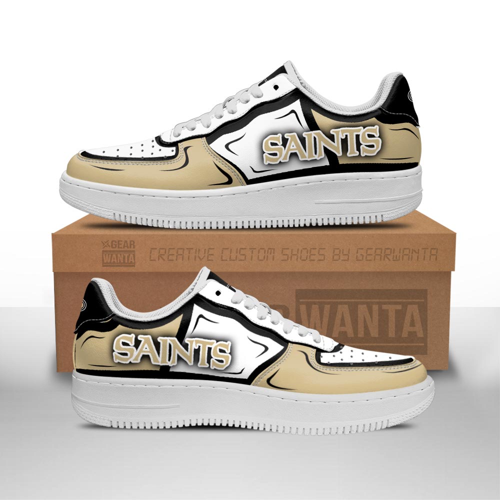 New Orleans Saints Air Sneakers Custom Naf Shoes For Fan