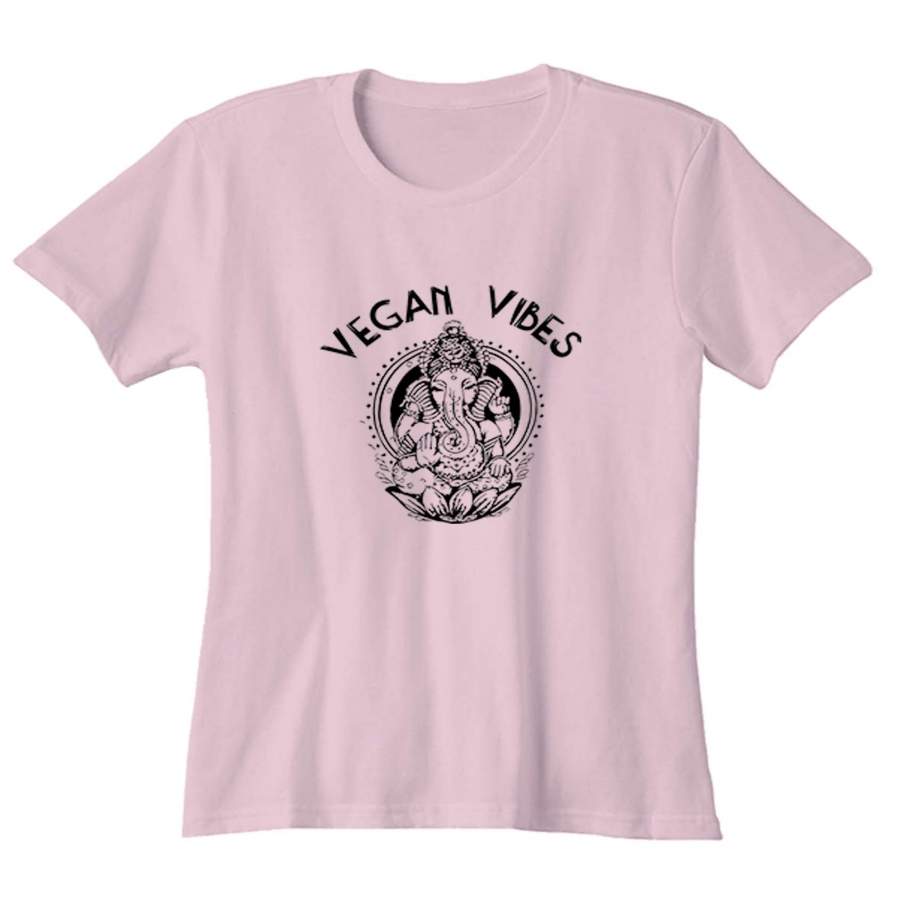 Vegan Vibes Vegan Plant Eater Animal Rights Woman’s T-Shirt