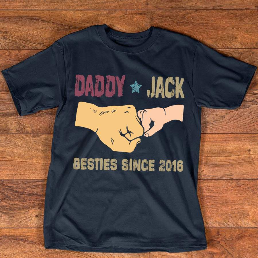 Personalized Daddy and Kids Names Shirt