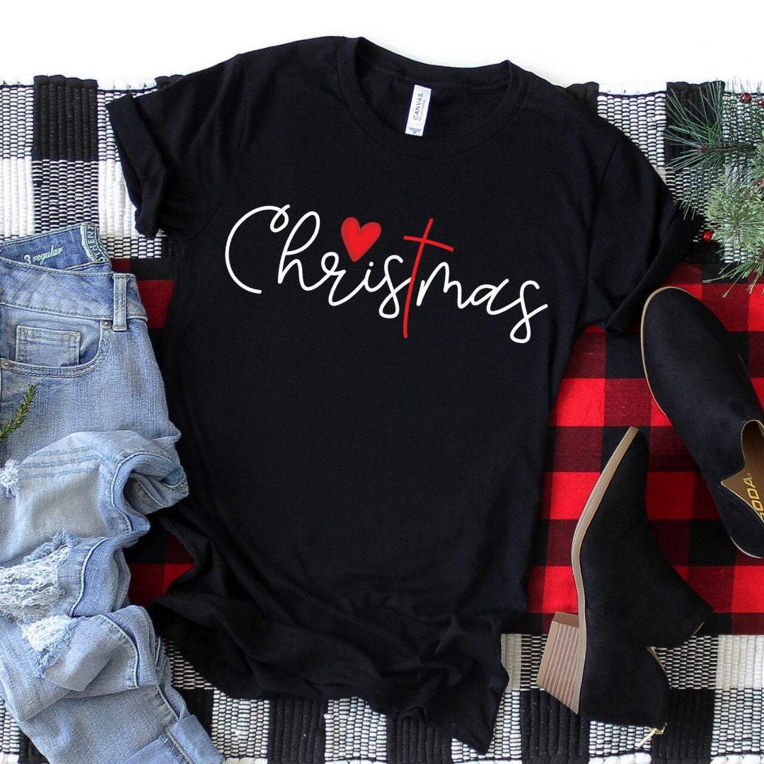 Christmas Shirt, Christmas Shirt, Christmas T-Shirt, Holiday Shirt, Christmas Gift Ideas, Jesus Christmas Shirt T-Shirt Hoodie All Color Size S-5Xl