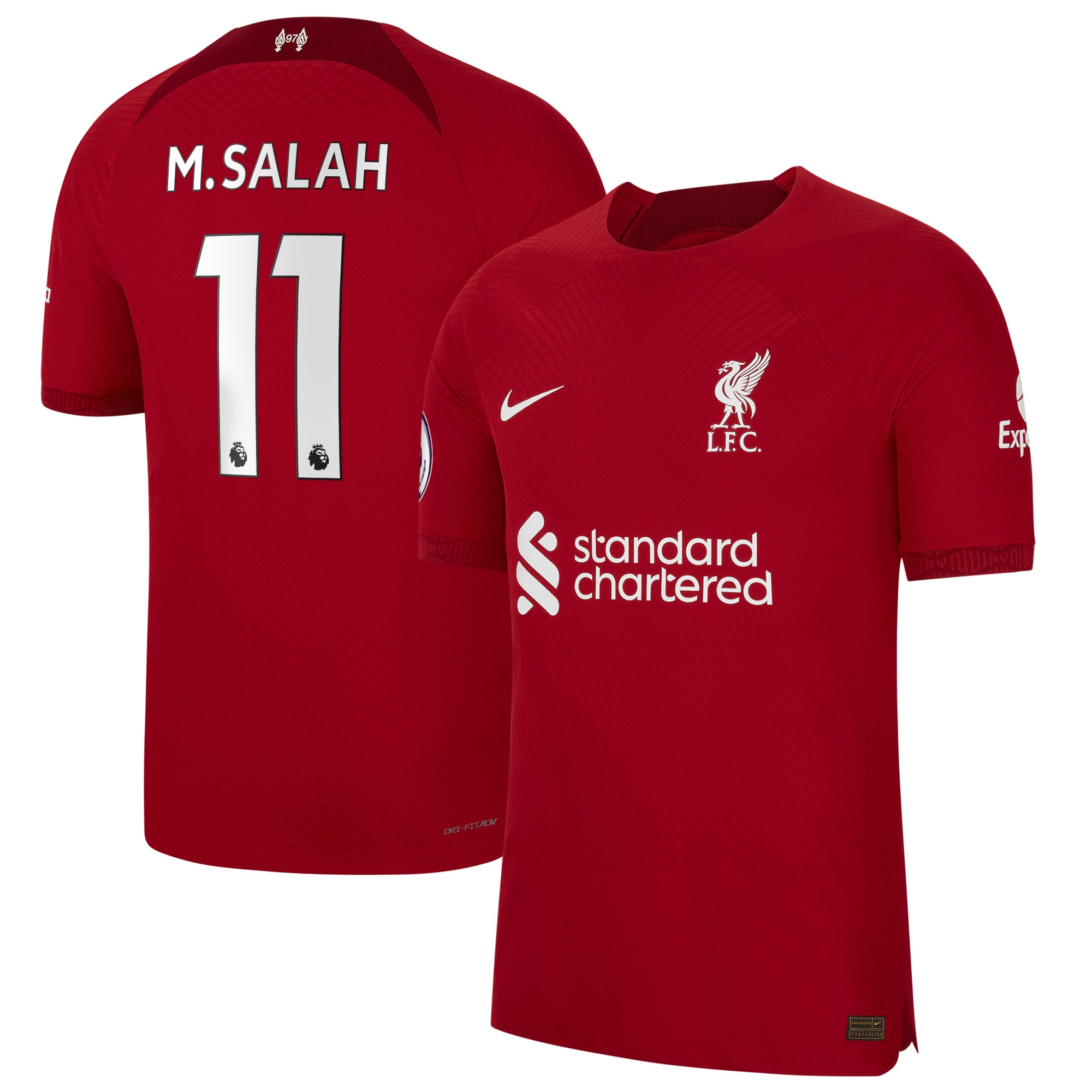 Mohamed Salah Liverpool 2022/23 Home Authentic Player Jersey – Red