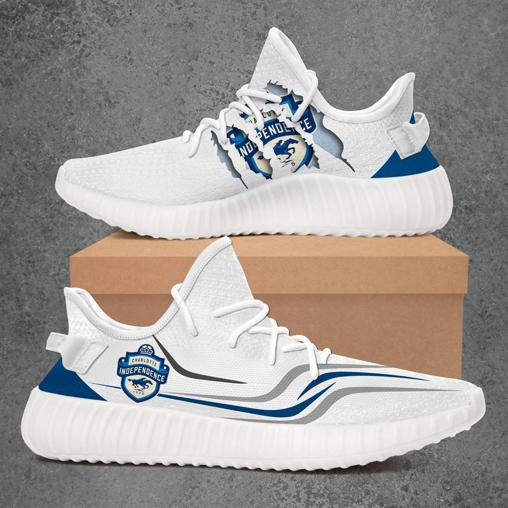 Charlotte Independence Usl League Yeezy Sneakers Sport Teams Top Branding Trends Custom Perfect Gift For Fans Shoes Yeezy Sneakers H99