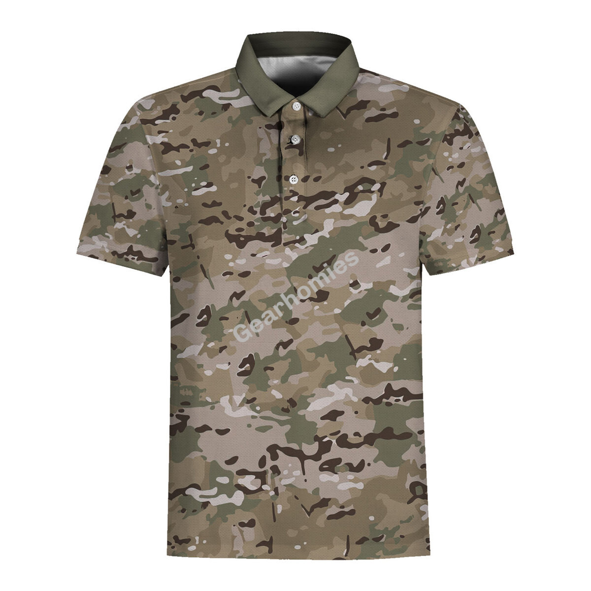 American Operational Camouflage Pattern (Ocp) Polo Shirt