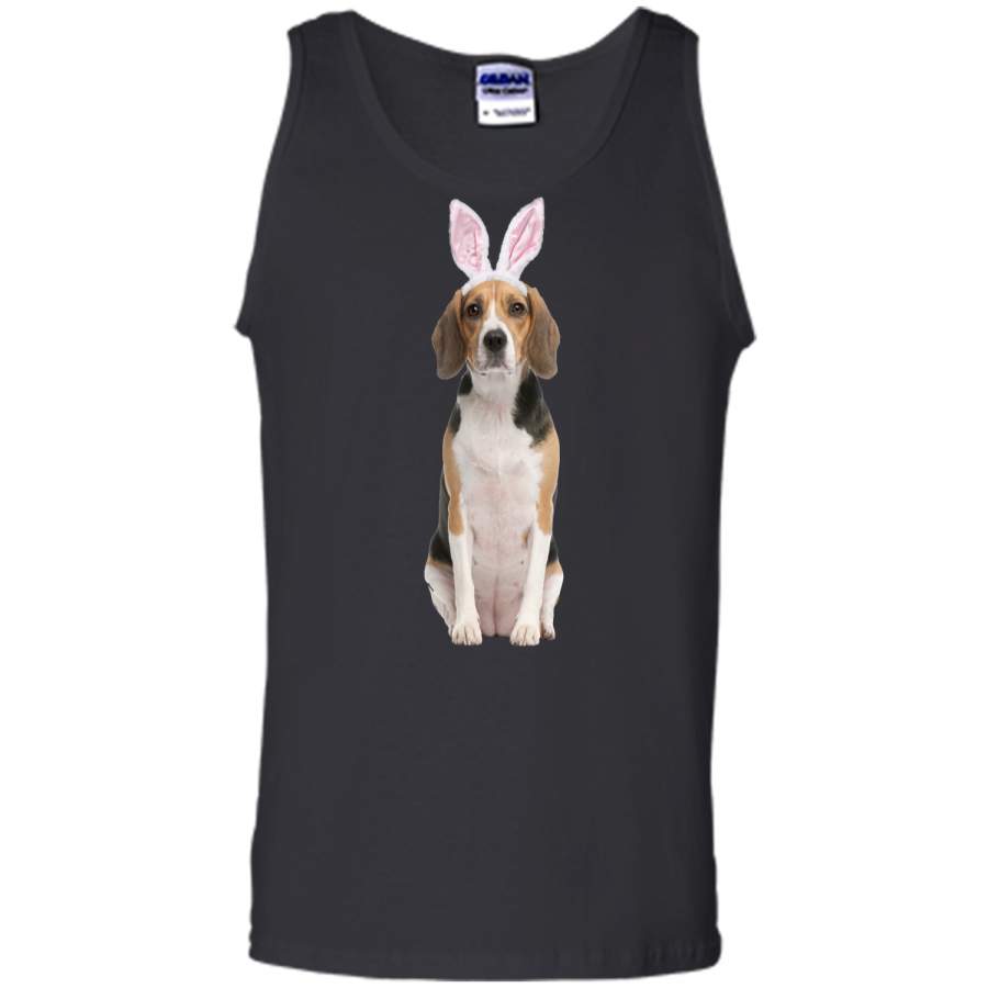 Beagle Wearing Easter Bunny Ears Dog T-Shirt Tank Top